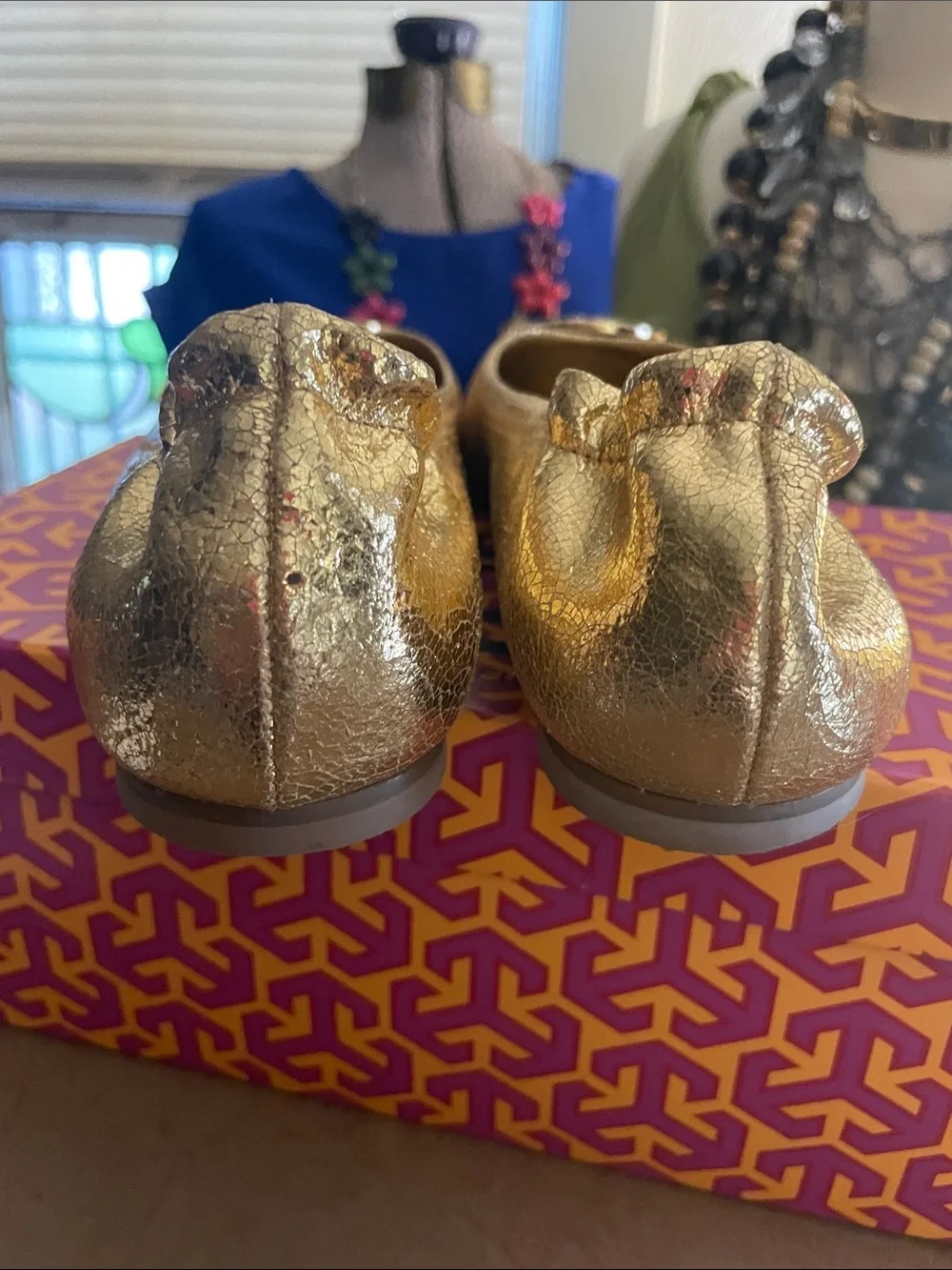 Tory Burch - Golden Metallic Flats